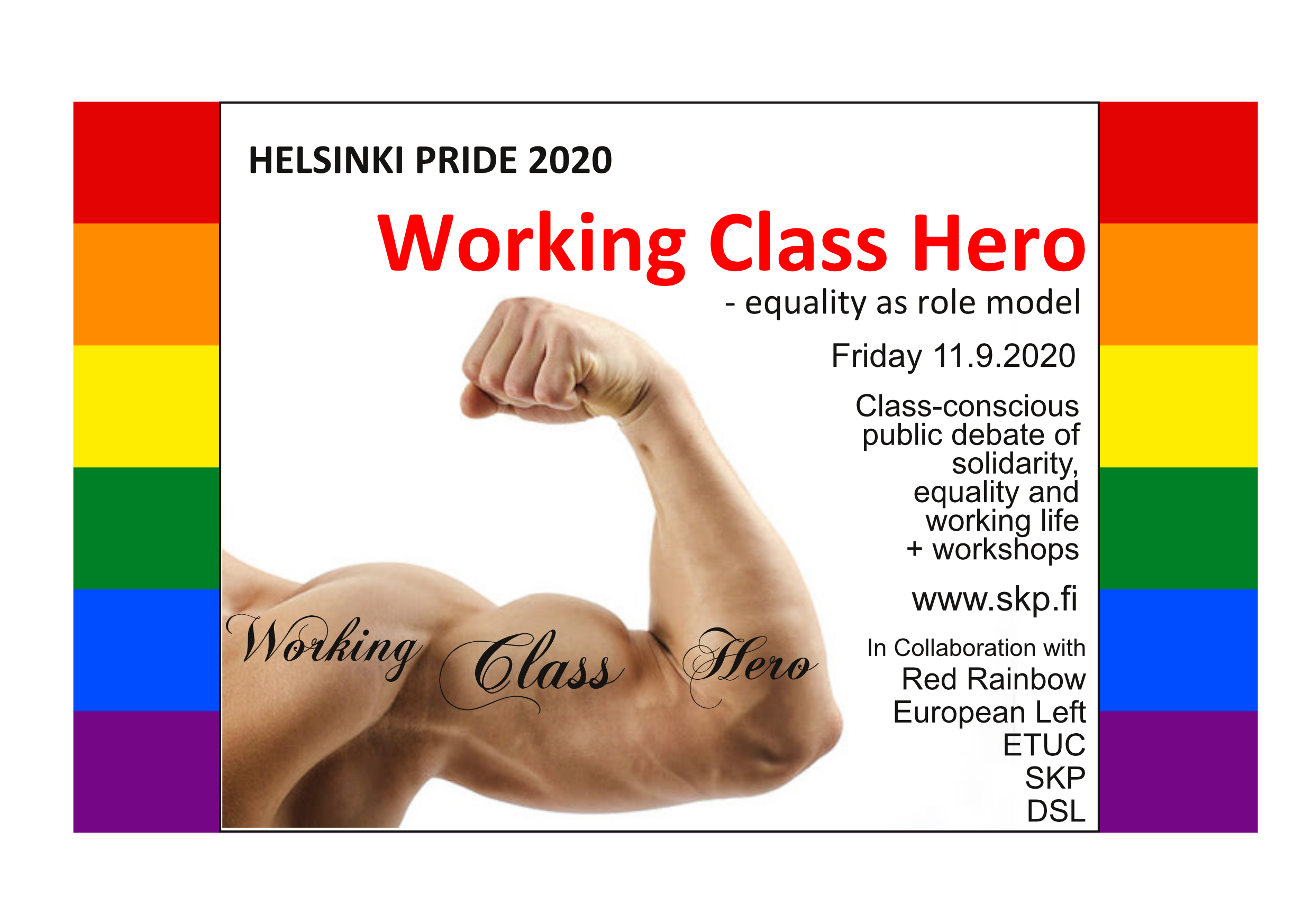 PRIDE 2020 Working Class Hero PRIDE 2020 Working Class Hero