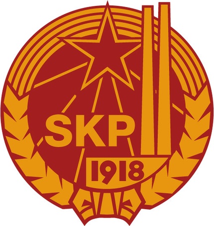 SKP:n perinteinen, vuoden 1918 logo.